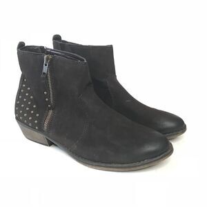 Sonoma Sz 9 Brown Zip Ankle Bootie